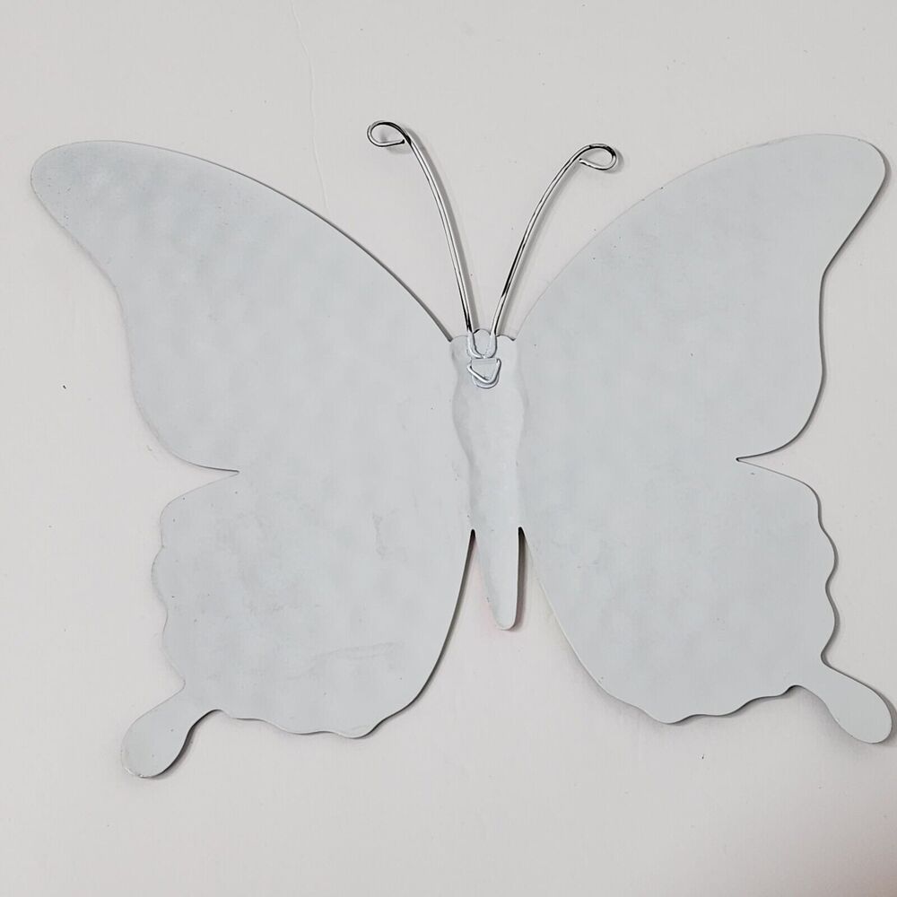 Colorful Garden Butterfly Hanging Metal, Wall Art Decor 13.75"W x 10.5"H - Picture 4 of 6